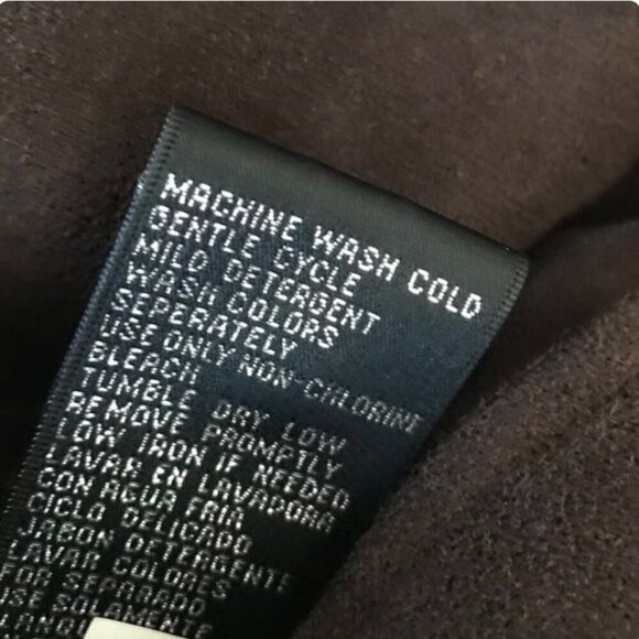 Brandon Thomas Reversible Faux Fur Brown Coat Small - Picture 15 of 15